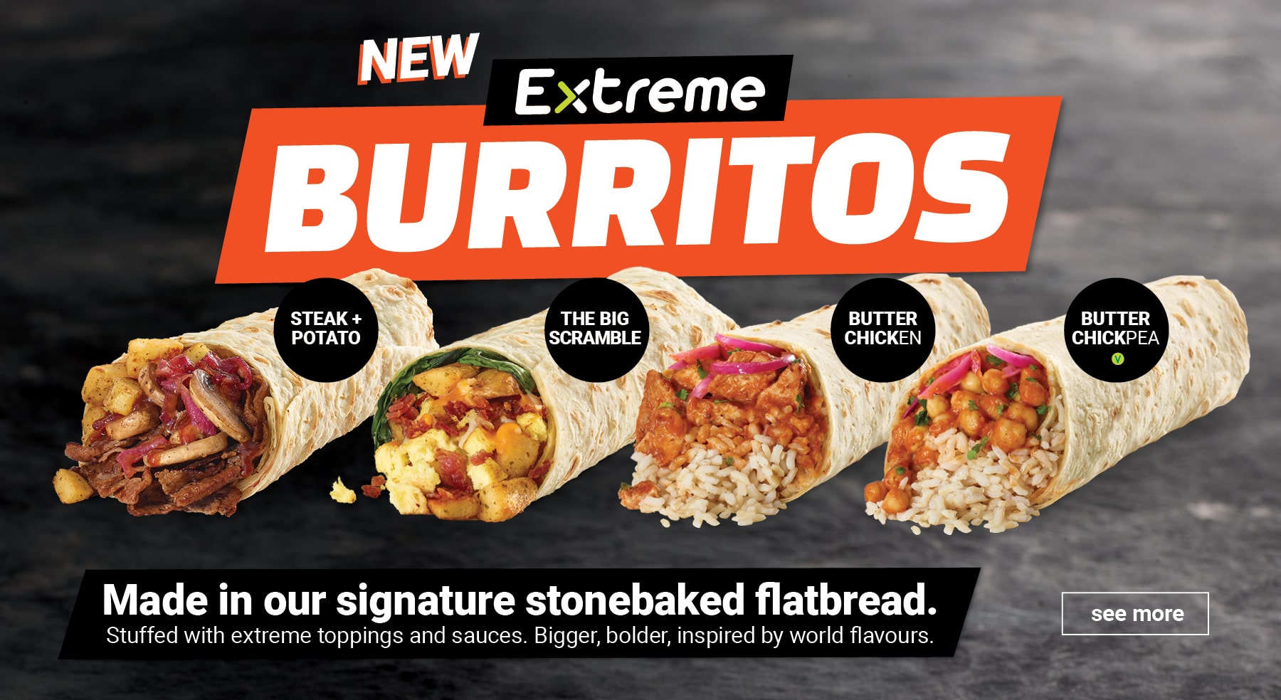 New Extreme Burritos